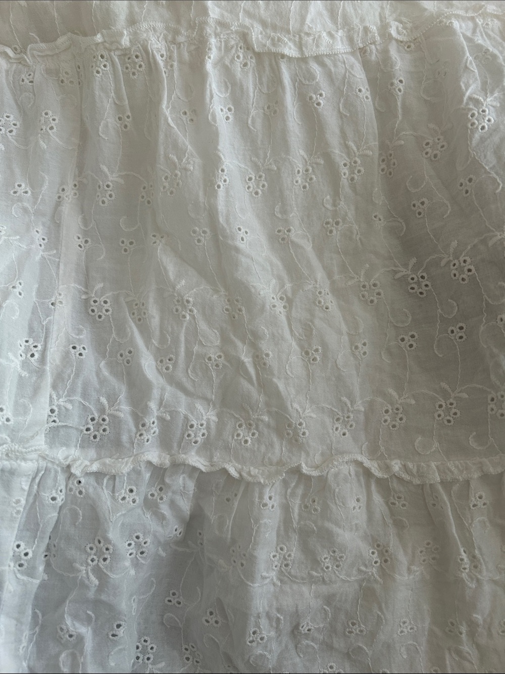 Aeropostale White Eyelet Maxi Skirt - Picture 2 of 5